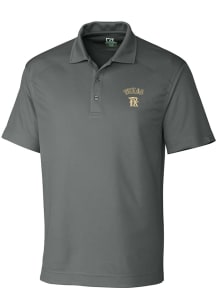 Cutter and Buck Texas Rangers Grey City Connect Drytec Genre Big and Tall Polo