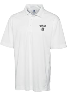 Cutter and Buck Texas Rangers White City Connect Drytec Genre Big and Tall Polo