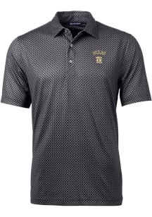 Cutter and Buck Texas Rangers Black City Connect Pike Big and Tall Polo