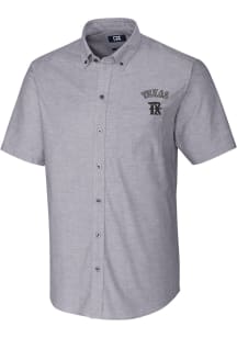Cutter and Buck Texas Rangers Mens Charcoal City Connect Stretch Oxford Big and Tall T-Shirt