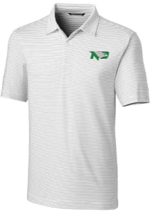 Cutter and Buck North Dakota Fighting Hawks Mens White Forge Big and Tall Polos Shirt