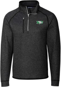 Cutter and Buck North Dakota Fighting Hawks Mens Charcoal Mainsail Big and Tall 1/4 Zip Pullover