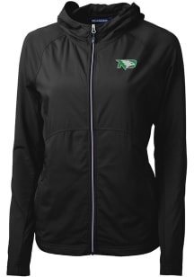 Cutter and Buck North Dakota Fighting Hawks Womens Black Adapt Eco Light Weight Jacket