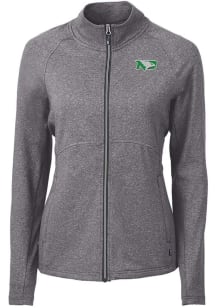 Cutter and Buck North Dakota Fighting Hawks Womens Black Adapt Eco Light Weight Jacket