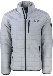 Cutter and Buck North Dakota Fighting Hawks Mens Grey Rainier PrimaLoft Filled Jacket