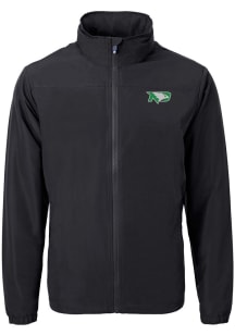 Cutter and Buck North Dakota Fighting Hawks Mens Black Charter Eco Light Weight Jacket