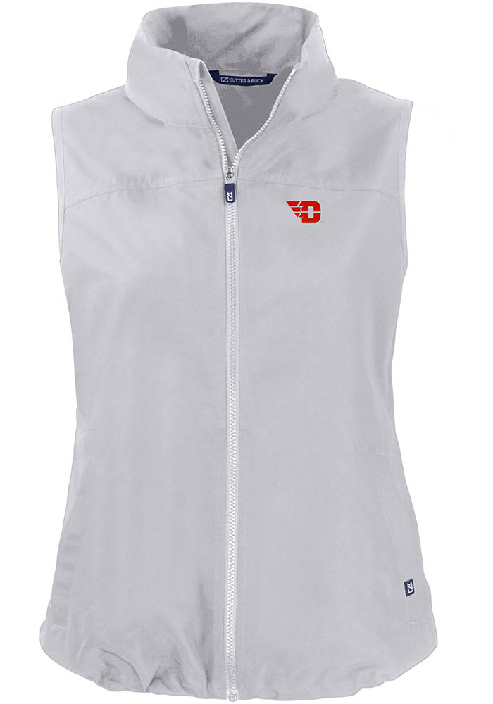 Cutter and Buck Dayton Flyers Womens Grey Charter Vest