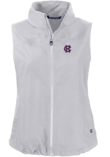 Cutter and Buck Holy Cross Crusaders Womens Grey Charter Vest