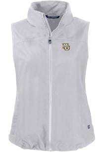 Cutter and Buck Marquette Golden Eagles Womens Grey Charter Vest