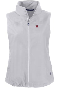 Cutter and Buck Miami RedHawks Womens Grey Charter Vest