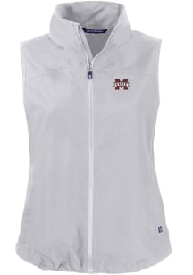 Cutter and Buck Mississippi State Bulldogs Womens Grey Charter Vest