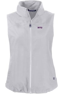 Cutter and Buck NYU Violets Womens Grey Charter Vest