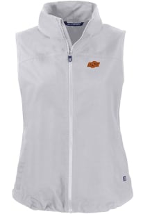 Cutter and Buck Oklahoma State Cowboys Womens Grey Charter Vest