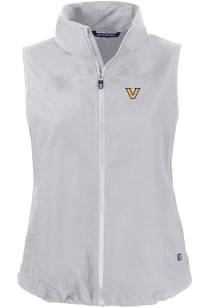 Cutter and Buck Vanderbilt Commodores Womens Grey Charter Vest