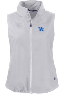 Cutter and Buck Kentucky Wildcats Womens Grey Charter Vest
