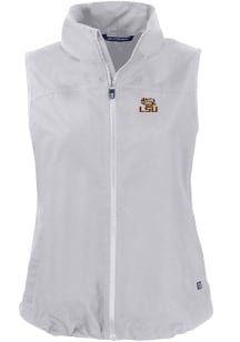Cutter and Buck LSU Tigers Womens Grey Charter Vest