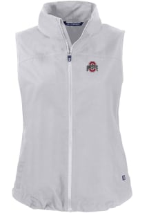 Cutter and Buck Ohio State Buckeyes Womens Grey Charter Vest