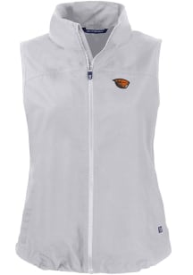 Cutter and Buck Oregon State Beavers Womens Grey Charter Vest