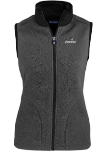 Cutter and Buck Providence Friars Womens Grey Cascade Sherpa Vest