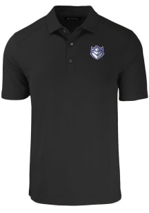 Cutter and Buck Saint Louis Billikens Mens Black Forge Big and Tall Polos Shirt