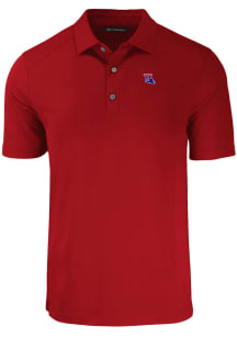 Cutter and Buck Louisiana Tech Bulldogs Mens Red Forge Big and Tall Polos Shirt