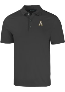 Cutter and Buck Appalachian State Mountaineers Mens Black Forge Big and Tall Polos Shirt