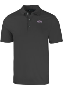 Cutter and Buck TCU Horned Frogs Mens Black Forge Big and Tall Polos Shirt