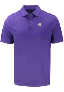 Cutter and Buck Holy Cross Crusaders Mens Purple Forge Big and Tall Polos Shirt