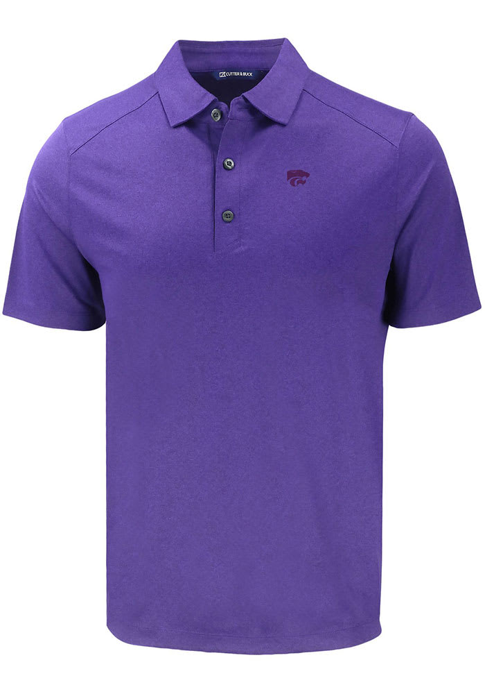 Cutter and Buck K-State Wildcats Mens Purple Forge Big and Tall Polos Shirt