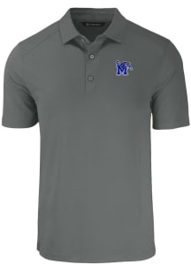 Cutter and Buck Memphis Tigers Grey Forge Big and Tall Polo