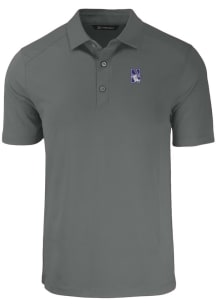 Cutter and Buck Northwestern Wildcats Mens Grey Forge Big and Tall Polos Shirt