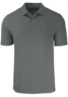 Cutter and Buck Texas Tech Red Raiders Big and Tall Grey Forge Big and Tall Golf Shirt