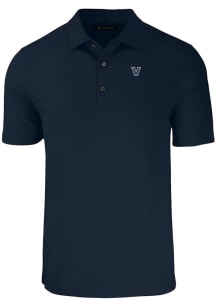 Cutter and Buck Villanova Wildcats Big and Tall Navy Blue Forge Big and Tall Golf Shirt
