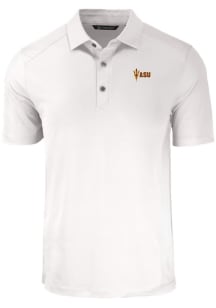 Cutter and Buck Arizona State Sun Devils Mens White Forge Big and Tall Polos Shirt
