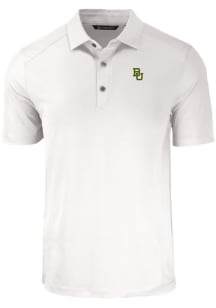 Cutter and Buck Baylor Bears Mens White Forge Big and Tall Polos Shirt