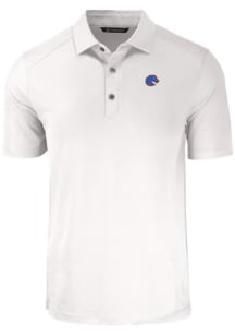 Cutter and Buck Boise State Broncos Mens White Forge Big and Tall Polos Shirt