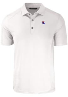 Cutter and Buck Louisiana Tech Bulldogs Mens White Forge Big and Tall Polos Shirt