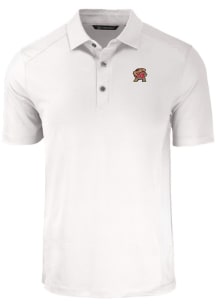 Cutter and Buck Maryland Terrapins Mens White Forge Big and Tall Polos Shirt