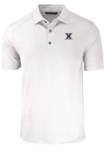 Cutter and Buck Xavier Musketeers Mens White Forge Big and Tall Polos Shirt