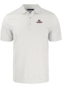 Cutter and Buck Gonzaga Bulldogs Mens White Pike Symmetry Big and Tall Polos Shirt