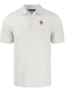 Cutter and Buck Idaho Vandals Mens White Pike Symmetry Big and Tall Polos Shirt