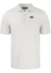 Cutter and Buck Missouri Tigers Mens White Pike Symmetry Big and Tall Polos Shirt