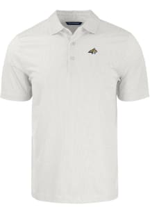 Cutter and Buck Montana State Bobcats Mens White Pike Symmetry Big and Tall Polos Shirt