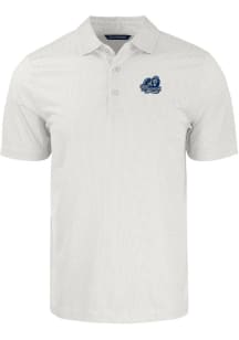 Cutter and Buck Old Dominion Monarchs Mens White Pike Symmetry Big and Tall Polos Shirt