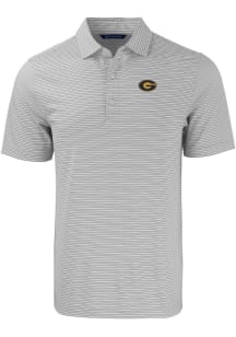 Cutter and Buck Grambling State Tigers Mens Grey Forge Double Stripe Big and Tall Polos Shirt