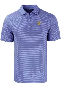 Cutter and Buck San Jose State Spartans Mens Blue Forge Double Stripe Big and Tall Polos Shirt