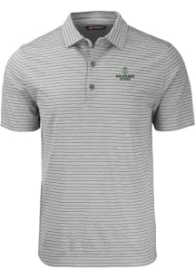 Cutter and Buck Colorado State Rams Mens Grey Forge Heather Stripe Big and Tall Polos Shirt