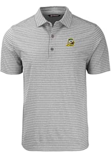 Cutter and Buck Oregon Ducks Grey Forge Heather Stripe Big and Tall Polo