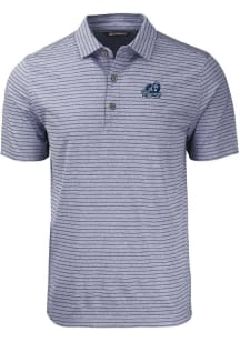 Cutter and Buck Old Dominion Monarchs Mens Navy Blue Forge Heather Stripe Big and Tall Polos Shi..