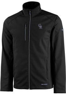 Cutter and Buck Colorado Rockies Mens Black Evoke Light Weight Jacket